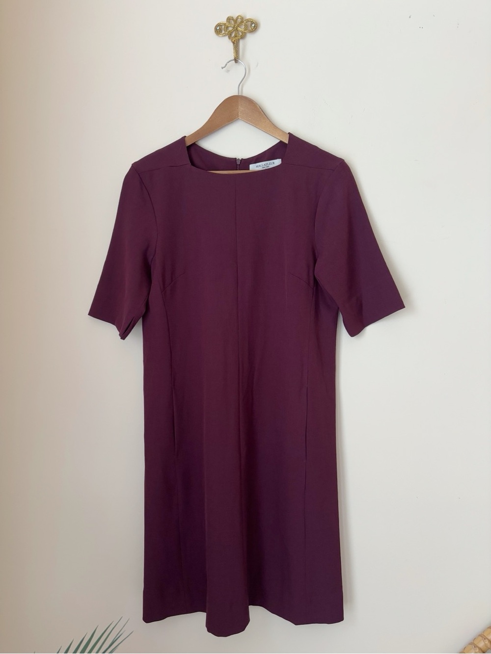 M.M. LaFleur The Emily Claret A-Line Dress Sz 10